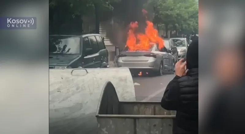 gore vozila policija kosovo