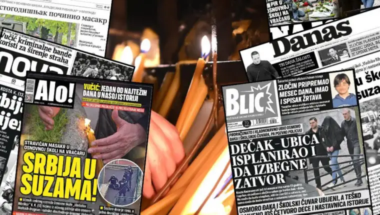 naslovnice srbijanskih medija