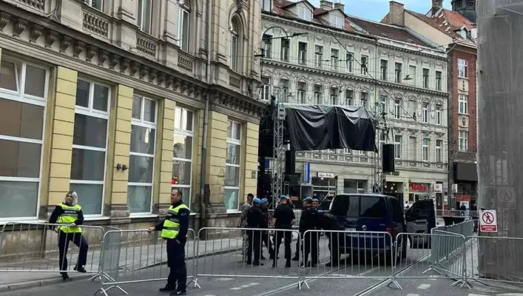 obustavljen saobracaja