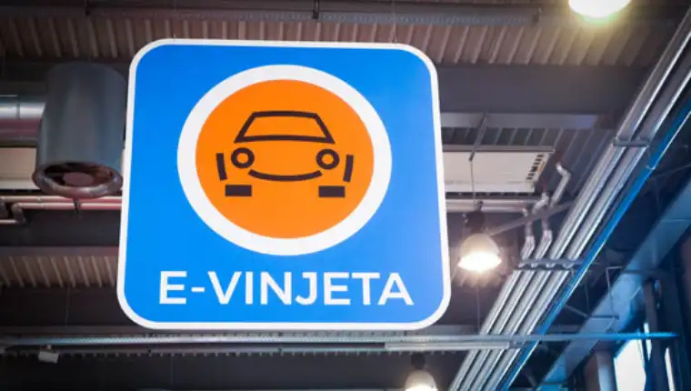 Celje, sejmisce.Elektronska vinjeta.Foto: STA