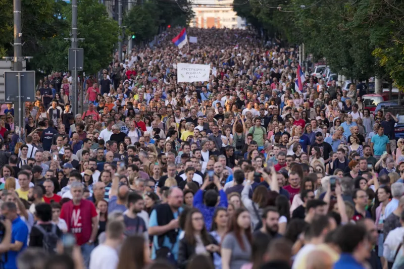 Serbia Protest