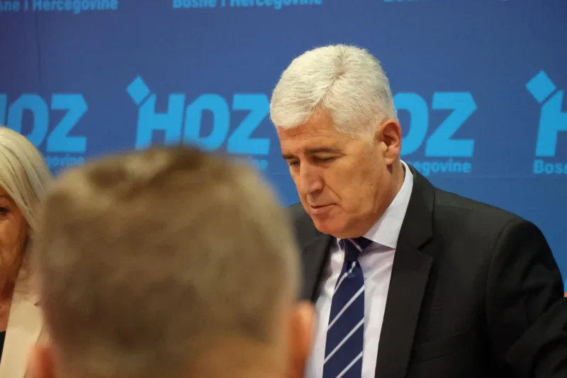 Sjednica Predsjedništva HDZ-a i HNS-a BiH u Mostaru