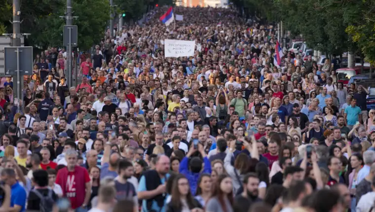 Serbia Protest