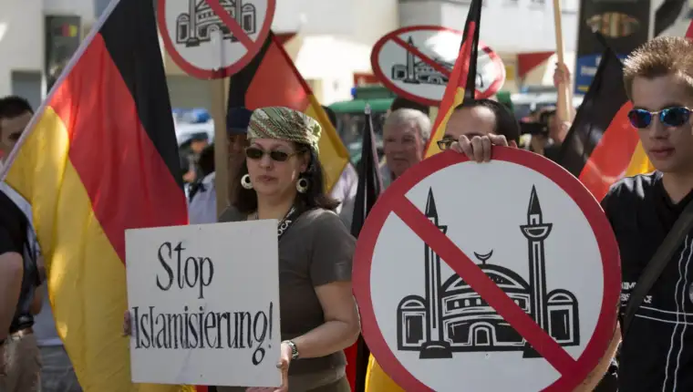 Germany Mosque Protest