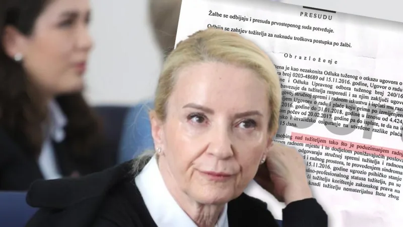 sebija presuda mobing