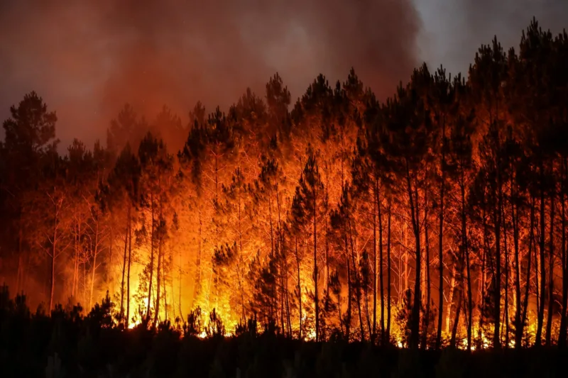 TOPSHOT-FRANCE-WILDFIRES