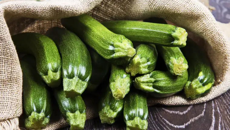 zucchini in sack