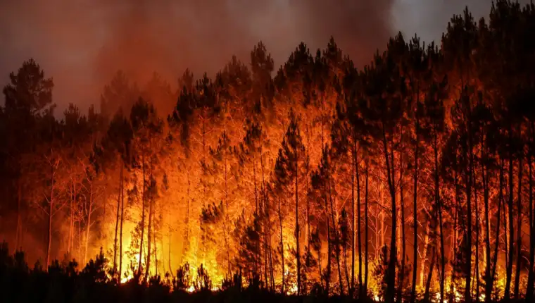 TOPSHOT-FRANCE-WILDFIRES