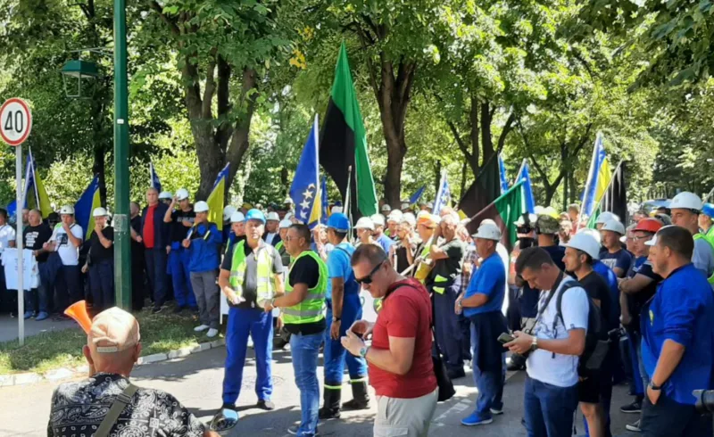 rudari protesti elektroprivreda bih