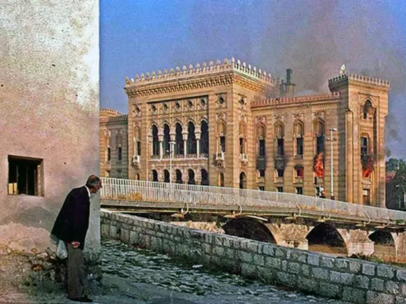 vijecnica gori