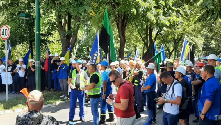 rudari protesti elektroprivreda bih