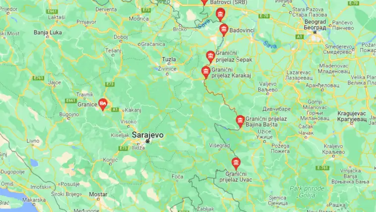 Granica BiH i Srbije