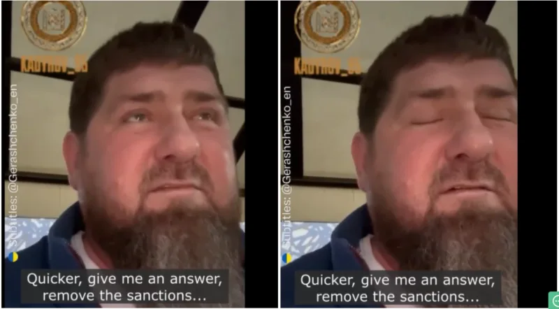 kadirov snimak kolaz