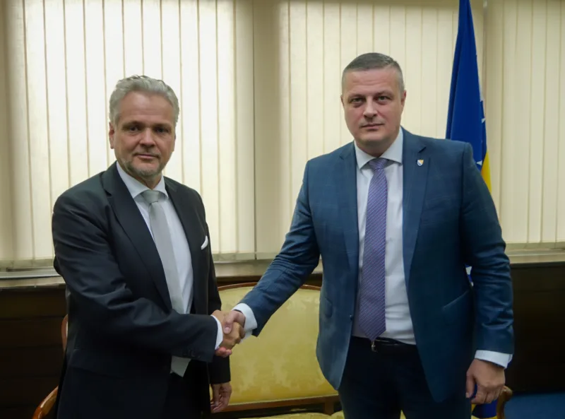 Susret dopremijer Mijatovic ambasador Sattler