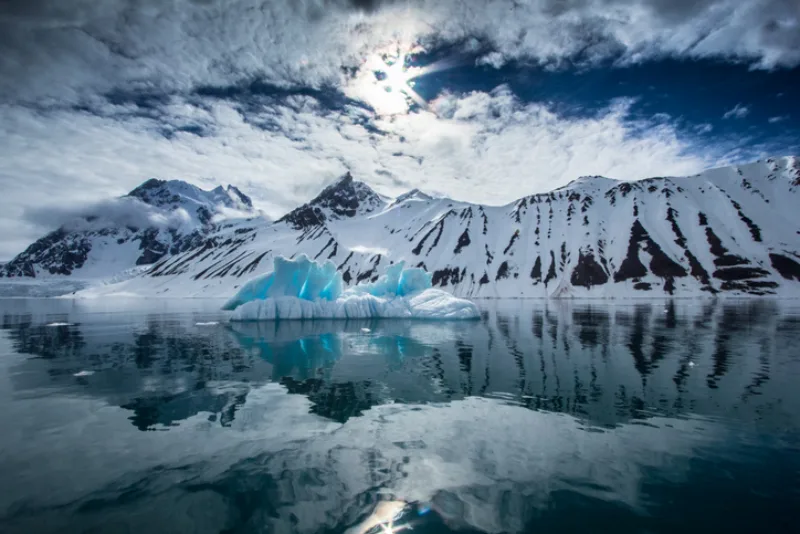 Arctic spring in south Spitsbergen.