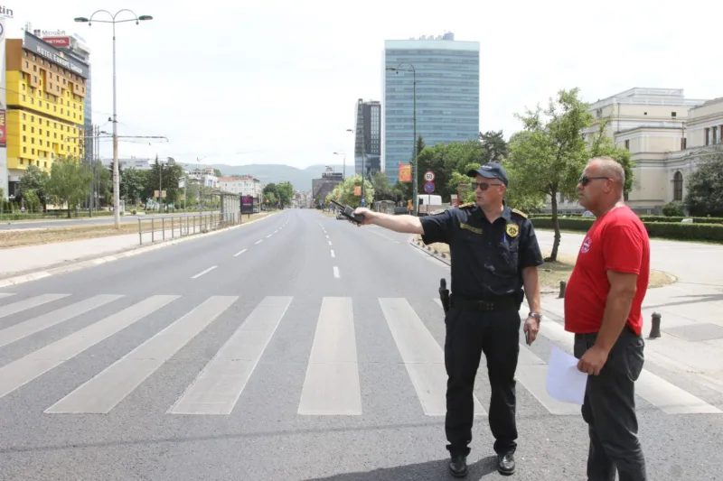 sarajevo policija blokada ulice