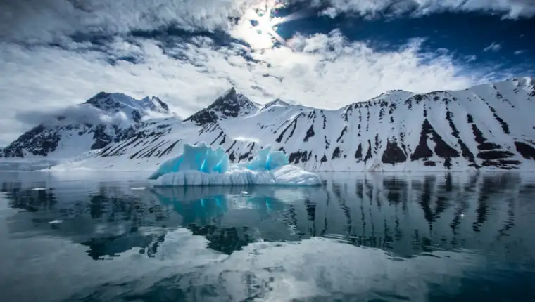 Arctic spring in south Spitsbergen.