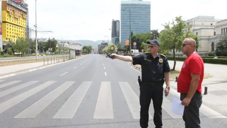 sarajevo policija blokada ulice