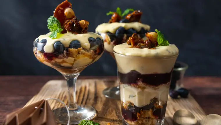 tiramisu borovnice