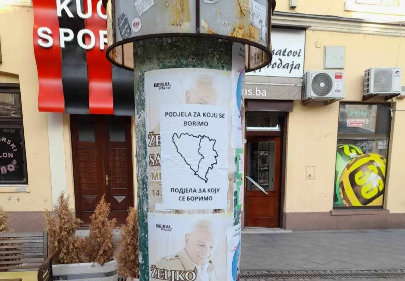 plakati podjele BiH, tuzla