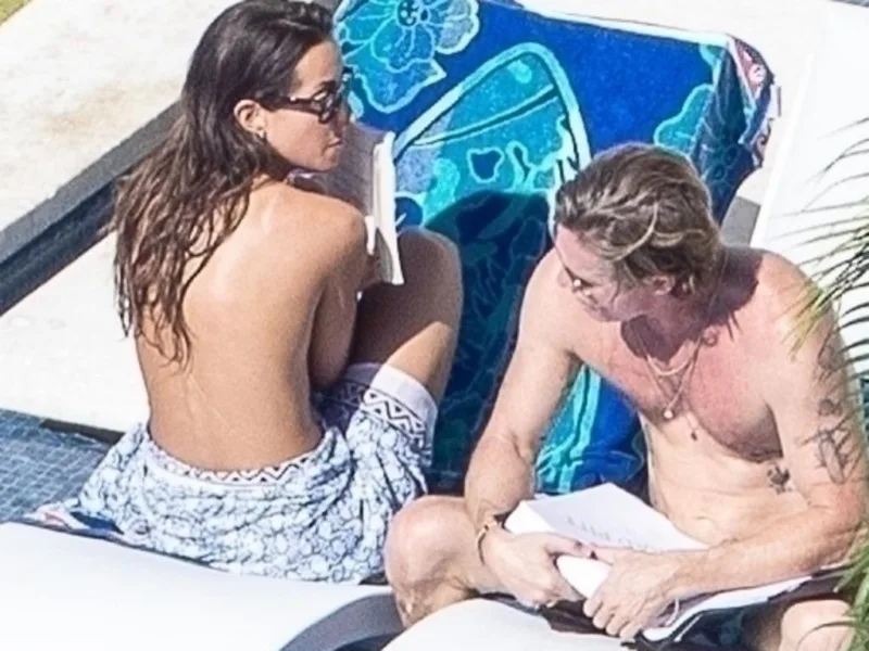 Ines de Ramon brad pitt