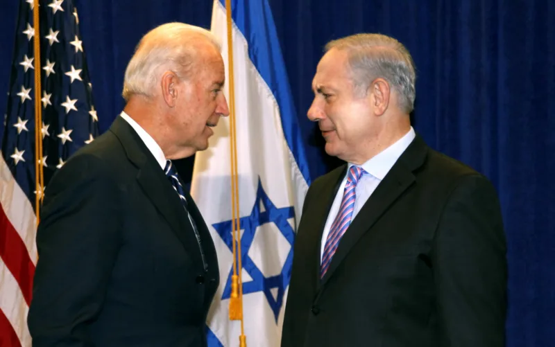 Joe Biden, Benjamin Netanyahu