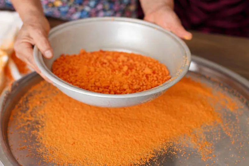 First Preparation of Tarhana Soup
