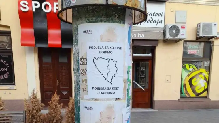 plakati podjele BiH, tuzla