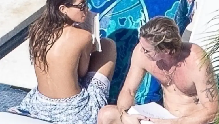 Ines de Ramon brad pitt