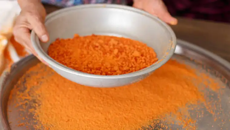 First Preparation of Tarhana Soup