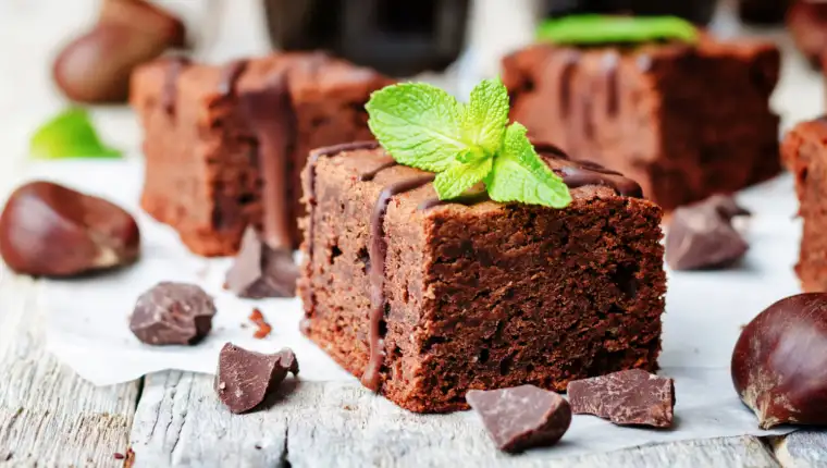 chestnut chocolate cube