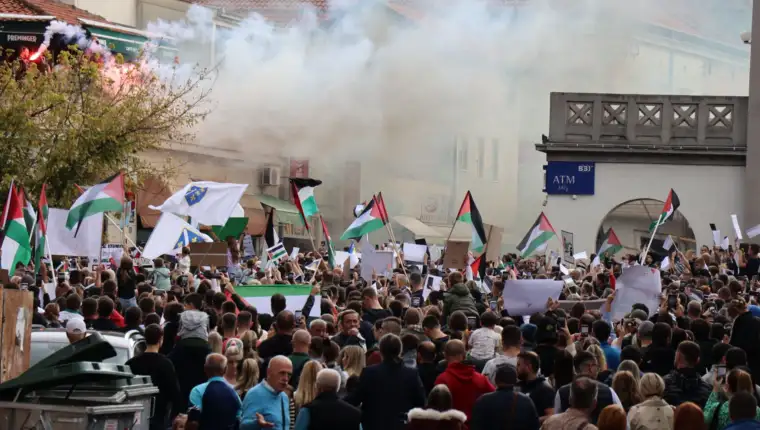 Unatoč zabranama, u Mostaru skup potpore palestinskom narodu