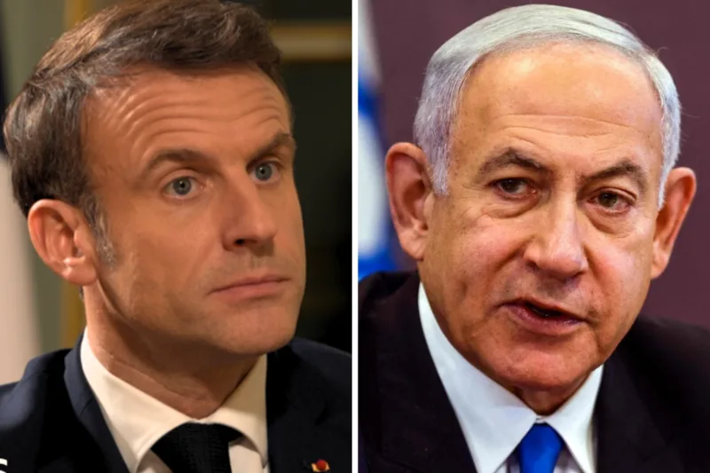 Macron, Netanyahu