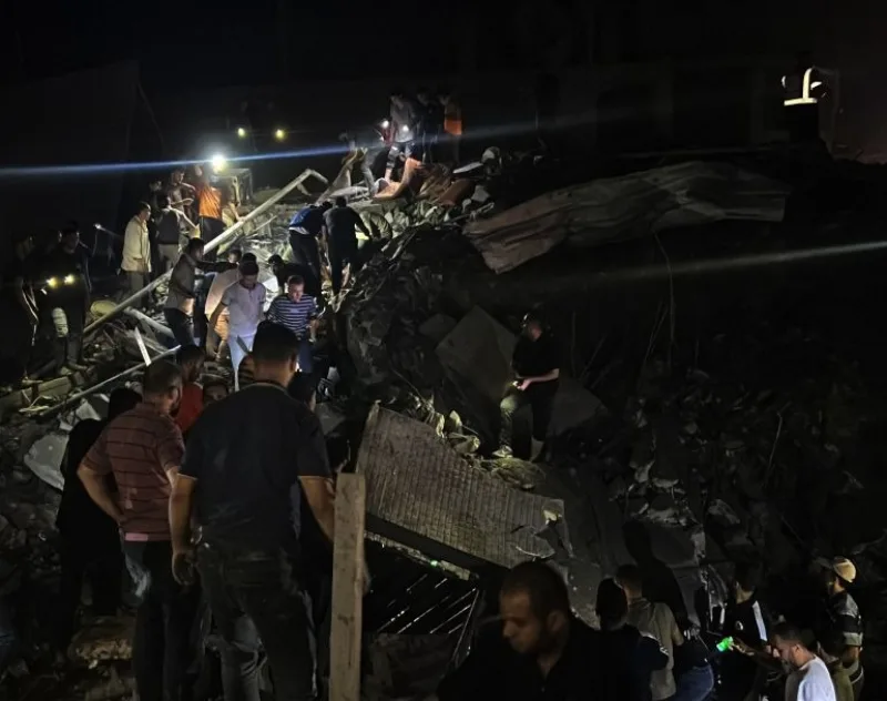 palestina zračni napad