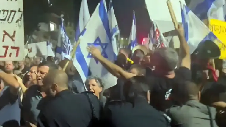 izrael protest