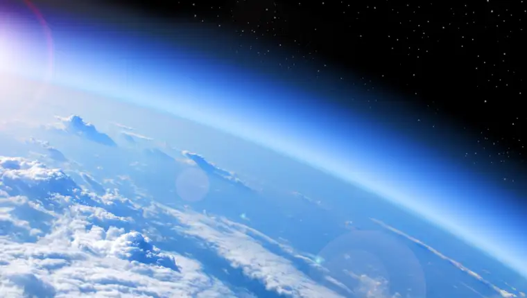 view of Earth from space