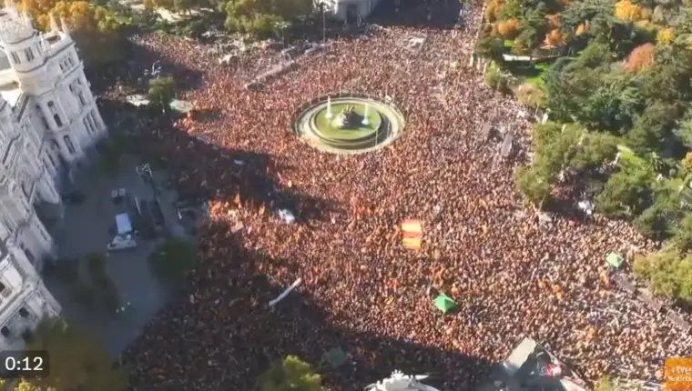 madrid protesti