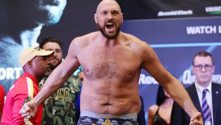 Tyson Fury v Dillian Whyte - Weigh-in