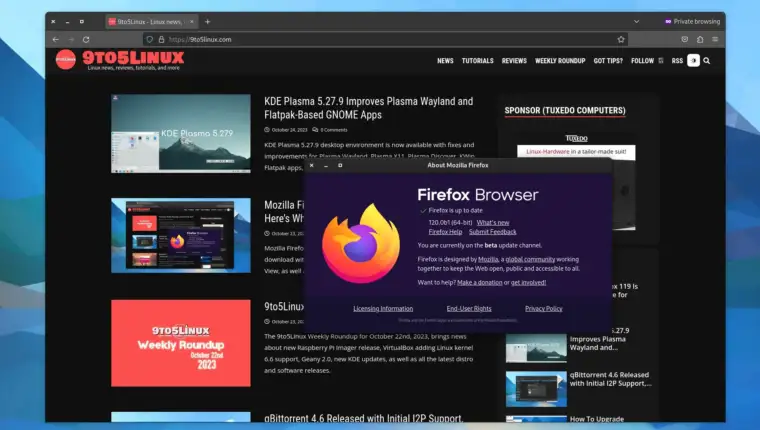 Firefox 120