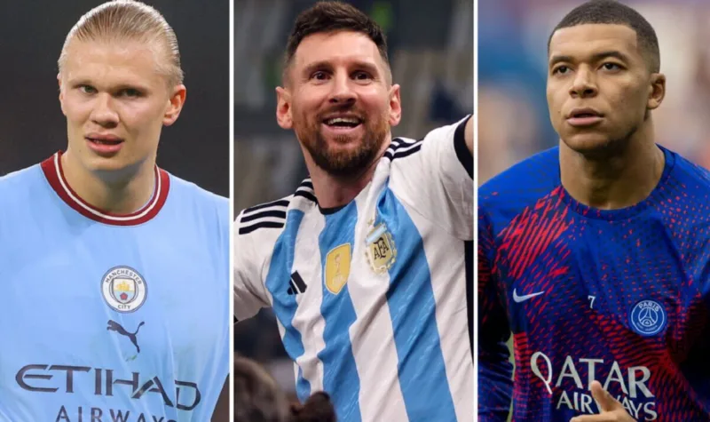 Haaland, Mbappe i Messi