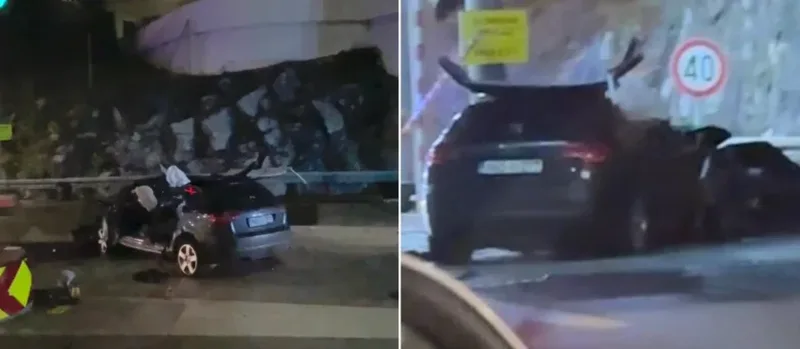 saobraćajna nesreća, tunel učka, hrvatska
