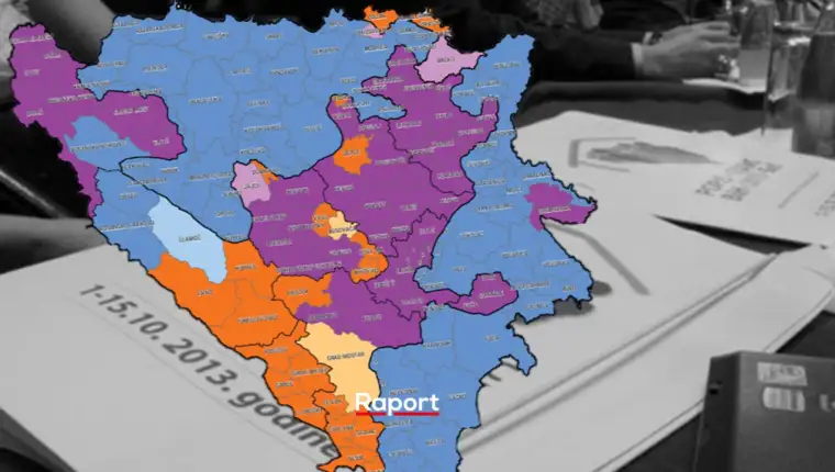 popis mapa bih