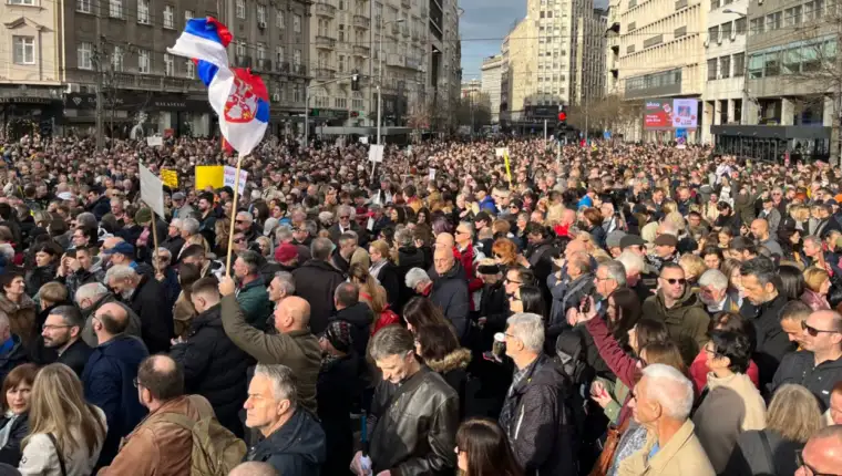 protesti u beogradu decembar