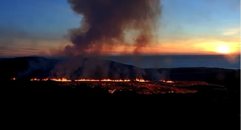 vulkan erupcija island