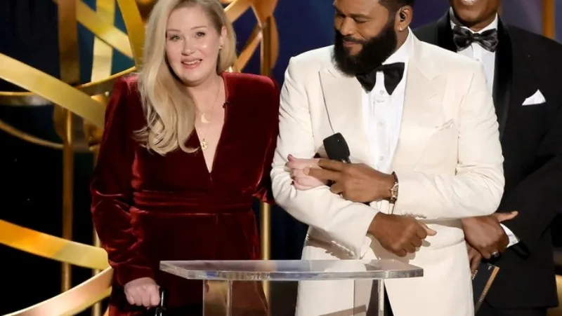 Christina Applegate and Anthony Anderson
