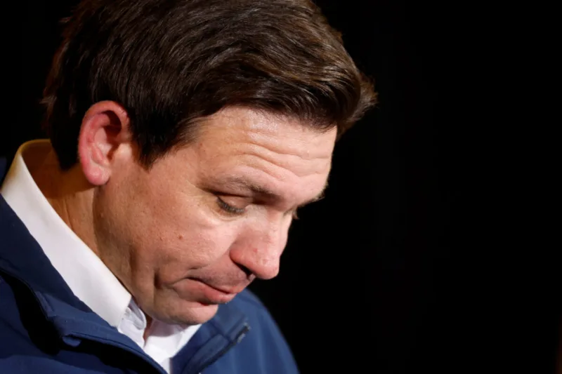 Republican presidential candidate and Florida Governor Ron DeSantis campaigns in Ankeny