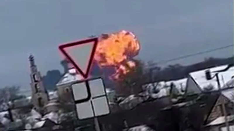 ruski avion rusenje