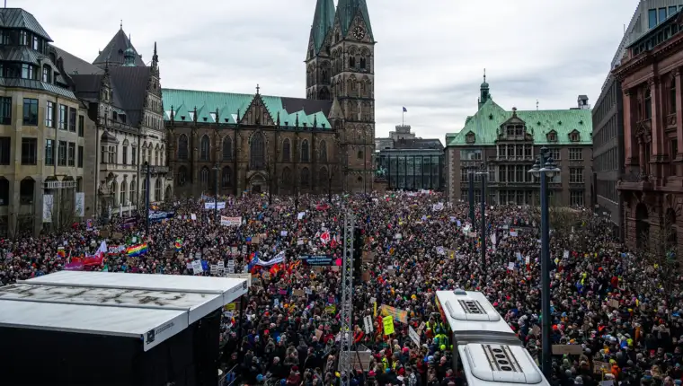 njemacka protesti protiv desnice