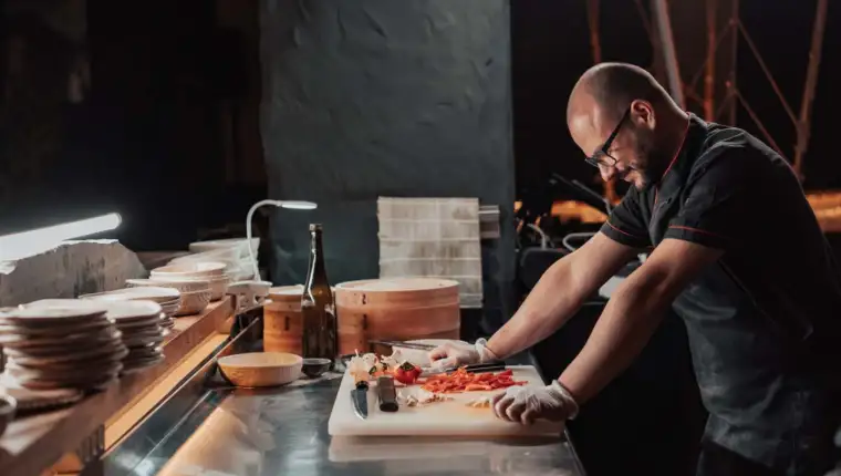 crne rukavice chef