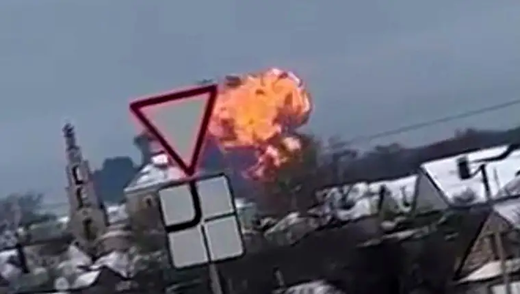 ruski avion rusenje
